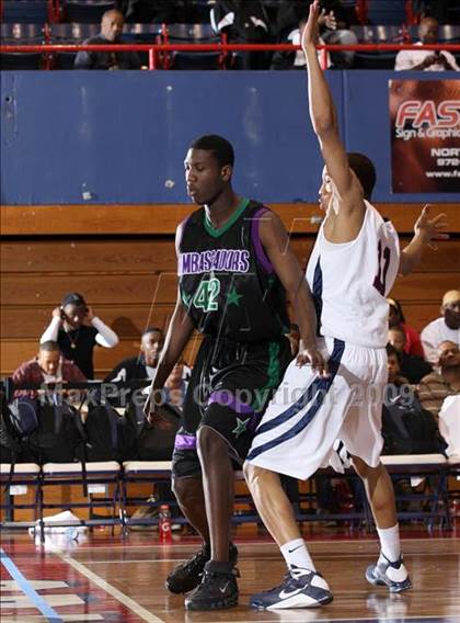 Thumbnail 2 in Findlay Prep vs God's Academy (Dallas Basketball Classic) photogallery.