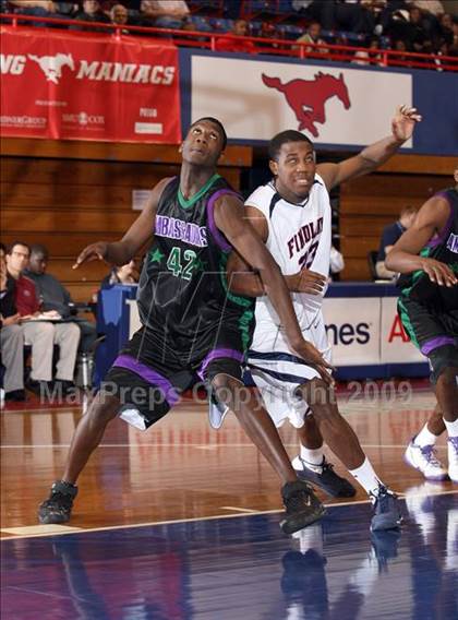 Thumbnail 2 in Findlay Prep vs God's Academy (Dallas Basketball Classic) photogallery.