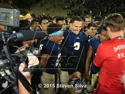 Thumbnail 2 in Bishop's vs. Mater Dei Catholic (CIF SDS D4 Final) photogallery.