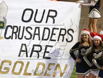 Thumbnail 1 in Bishop's vs. Mater Dei Catholic (CIF SDS D4 Final) photogallery.