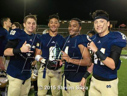 Thumbnail 2 in Bishop's vs. Mater Dei Catholic (CIF SDS D4 Final) photogallery.