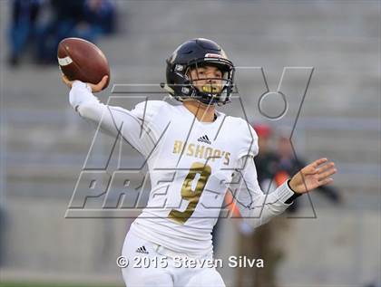 Thumbnail 2 in Bishop's vs. Mater Dei Catholic (CIF SDS D4 Final) photogallery.