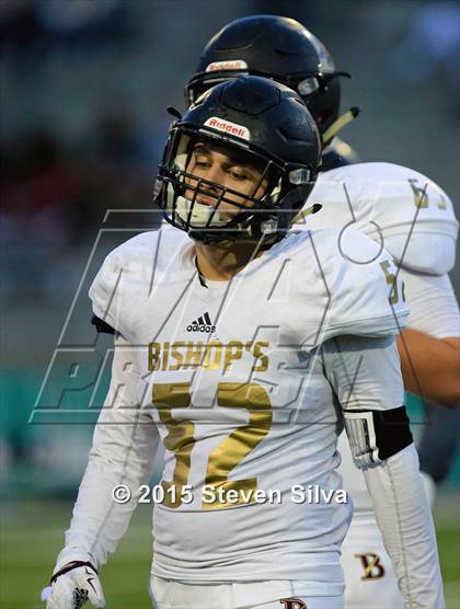 Thumbnail 2 in Bishop's vs. Mater Dei Catholic (CIF SDS D4 Final) photogallery.