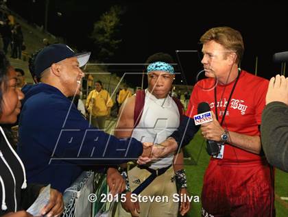 Thumbnail 3 in Bishop's vs. Mater Dei Catholic (CIF SDS D4 Final) photogallery.