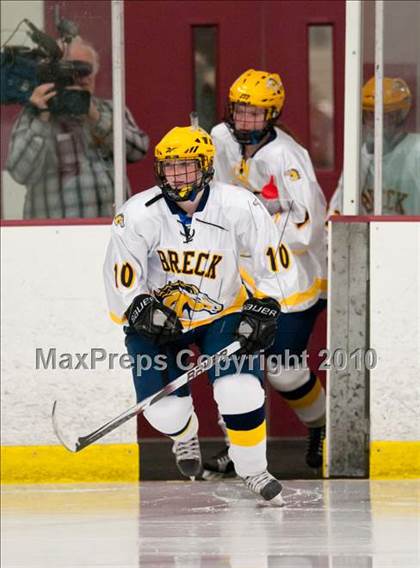 Thumbnail 3 in Fargo North vs Breck (Schwan Cup) photogallery.