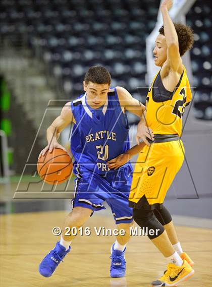 Thumbnail 2 in Seattle Prep vs. Lincoln photogallery.