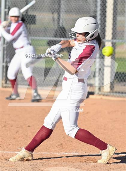 Thumbnail 2 in Cypress Woods vs Waller (NFCA Texas High School Leadoff Classic Tournament) photogallery.