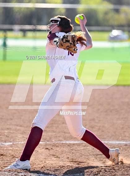 Thumbnail 2 in Cypress Woods vs Waller (NFCA Texas High School Leadoff Classic Tournament) photogallery.