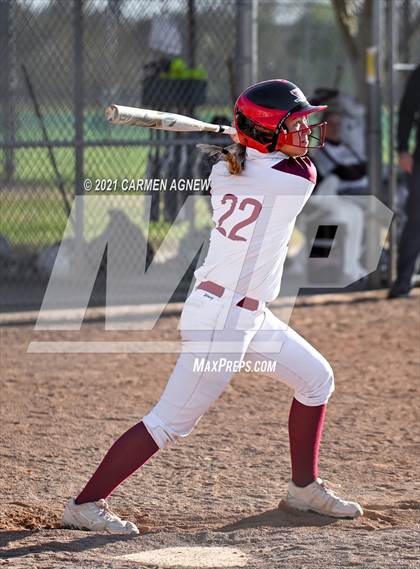 Thumbnail 2 in Cypress Woods vs Waller (NFCA Texas High School Leadoff Classic Tournament) photogallery.