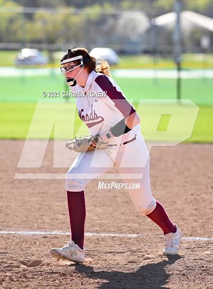 Thumbnail 2 in Cypress Woods vs Waller (NFCA Texas High School Leadoff Classic Tournament) photogallery.
