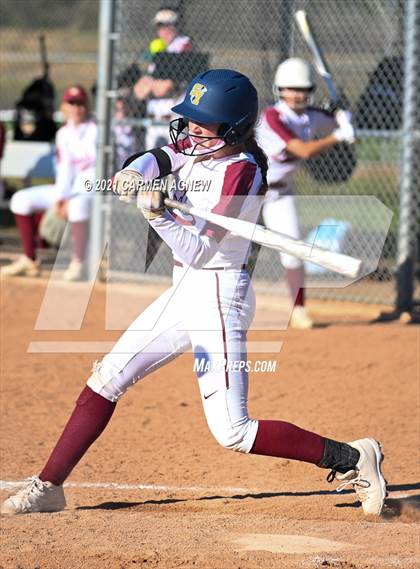 Thumbnail 1 in Cypress Woods vs Waller (NFCA Texas High School Leadoff Classic Tournament) photogallery.