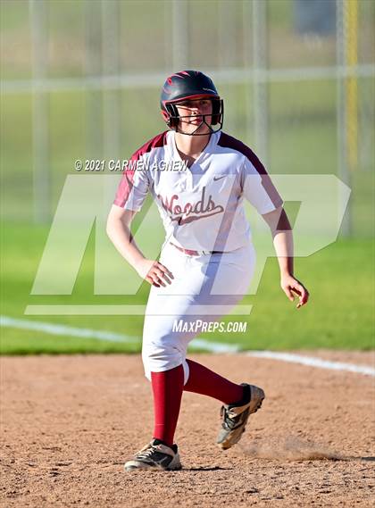 Thumbnail 2 in Cypress Woods vs Waller (NFCA Texas High School Leadoff Classic Tournament) photogallery.