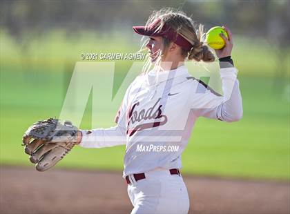Thumbnail 2 in Cypress Woods vs Waller (NFCA Texas High School Leadoff Classic Tournament) photogallery.