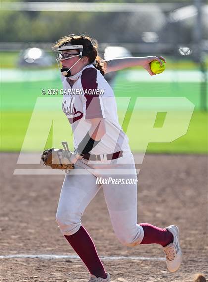 Thumbnail 2 in Cypress Woods vs Waller (NFCA Texas High School Leadoff Classic Tournament) photogallery.