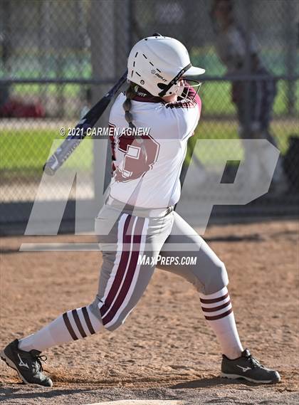 Thumbnail 3 in Cypress Woods vs Waller (NFCA Texas High School Leadoff Classic Tournament) photogallery.
