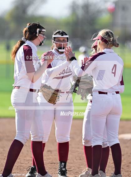 Thumbnail 2 in Cypress Woods vs Waller (NFCA Texas High School Leadoff Classic Tournament) photogallery.