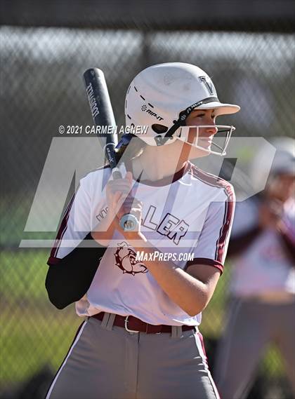 Thumbnail 1 in Cypress Woods vs Waller (NFCA Texas High School Leadoff Classic Tournament) photogallery.