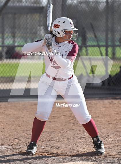 Thumbnail 1 in Cypress Woods vs Waller (NFCA Texas High School Leadoff Classic Tournament) photogallery.