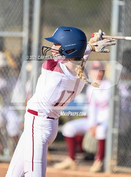 Thumbnail 2 in Cypress Woods vs Waller (NFCA Texas High School Leadoff Classic Tournament) photogallery.