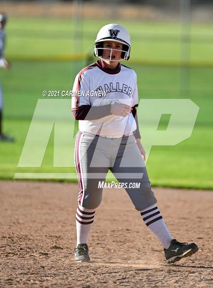 Thumbnail 2 in Cypress Woods vs Waller (NFCA Texas High School Leadoff Classic Tournament) photogallery.