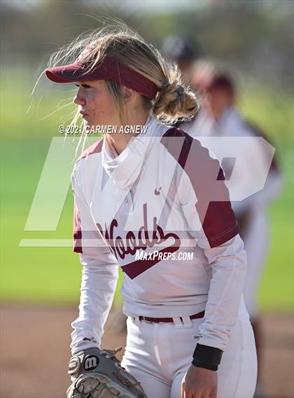 Thumbnail 3 in Cypress Woods vs Waller (NFCA Texas High School Leadoff Classic Tournament) photogallery.