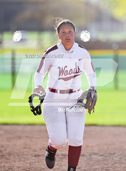 Thumbnail 2 in Cypress Woods vs Waller (NFCA Texas High School Leadoff Classic Tournament) photogallery.