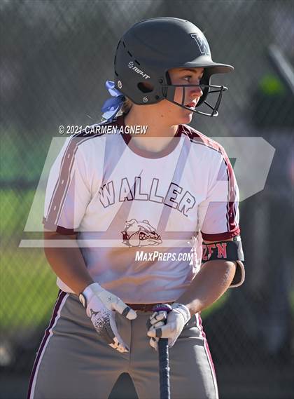 Thumbnail 2 in Cypress Woods vs Waller (NFCA Texas High School Leadoff Classic Tournament) photogallery.