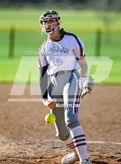 Thumbnail 2 in Cypress Woods vs Waller (NFCA Texas High School Leadoff Classic Tournament) photogallery.