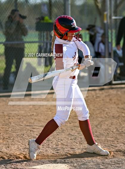 Thumbnail 3 in Cypress Woods vs Waller (NFCA Texas High School Leadoff Classic Tournament) photogallery.