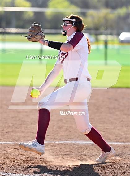 Thumbnail 1 in Cypress Woods vs Waller (NFCA Texas High School Leadoff Classic Tournament) photogallery.