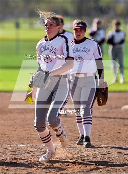 Thumbnail 3 in Cypress Woods vs Waller (NFCA Texas High School Leadoff Classic Tournament) photogallery.