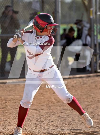 Thumbnail 2 in Cypress Woods vs Waller (NFCA Texas High School Leadoff Classic Tournament) photogallery.