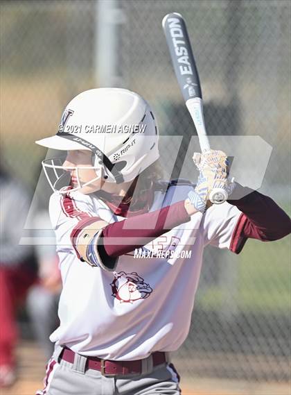 Thumbnail 3 in Cypress Woods vs Waller (NFCA Texas High School Leadoff Classic Tournament) photogallery.