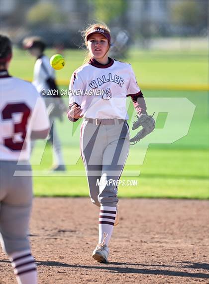 Thumbnail 3 in Cypress Woods vs Waller (NFCA Texas High School Leadoff Classic Tournament) photogallery.