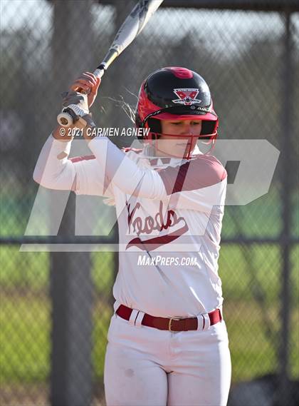 Thumbnail 3 in Cypress Woods vs Waller (NFCA Texas High School Leadoff Classic Tournament) photogallery.