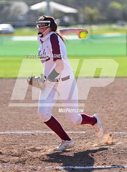 Thumbnail 2 in Cypress Woods vs Waller (NFCA Texas High School Leadoff Classic Tournament) photogallery.