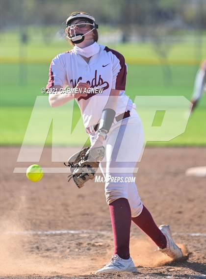 Thumbnail 2 in Cypress Woods vs Waller (NFCA Texas High School Leadoff Classic Tournament) photogallery.