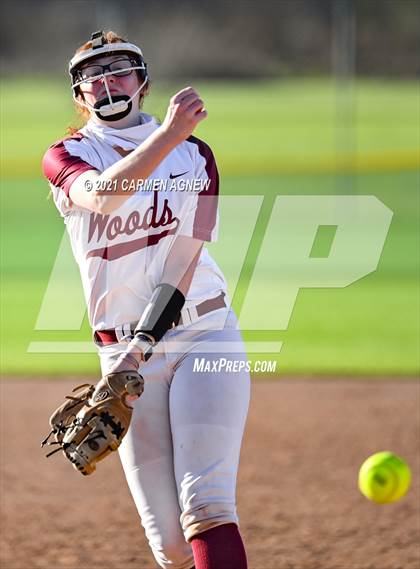 Thumbnail 1 in Cypress Woods vs Waller (NFCA Texas High School Leadoff Classic Tournament) photogallery.