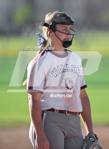 Thumbnail 1 in Cypress Woods vs Waller (NFCA Texas High School Leadoff Classic Tournament) photogallery.