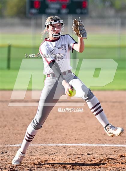 Thumbnail 2 in Cypress Woods vs Waller (NFCA Texas High School Leadoff Classic Tournament) photogallery.