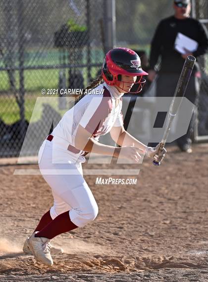 Thumbnail 3 in Cypress Woods vs Waller (NFCA Texas High School Leadoff Classic Tournament) photogallery.
