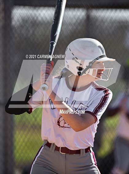 Thumbnail 2 in Cypress Woods vs Waller (NFCA Texas High School Leadoff Classic Tournament) photogallery.