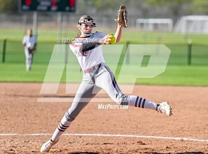 Thumbnail 1 in Cypress Woods vs Waller (NFCA Texas High School Leadoff Classic Tournament) photogallery.
