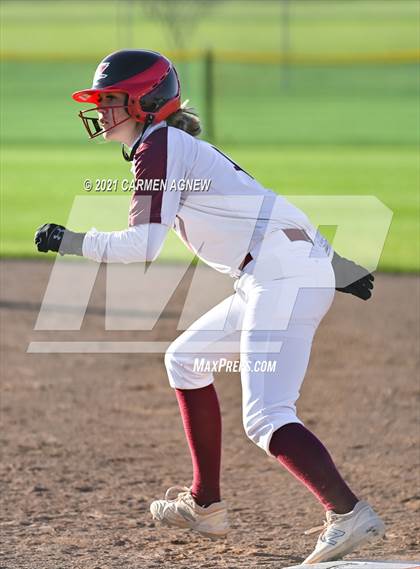 Thumbnail 2 in Cypress Woods vs Waller (NFCA Texas High School Leadoff Classic Tournament) photogallery.