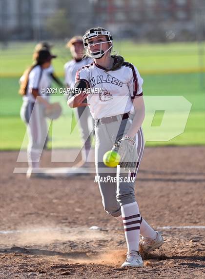 Thumbnail 3 in Cypress Woods vs Waller (NFCA Texas High School Leadoff Classic Tournament) photogallery.