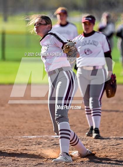 Thumbnail 1 in Cypress Woods vs Waller (NFCA Texas High School Leadoff Classic Tournament) photogallery.