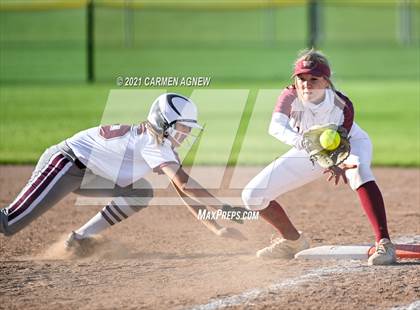 Thumbnail 2 in Cypress Woods vs Waller (NFCA Texas High School Leadoff Classic Tournament) photogallery.