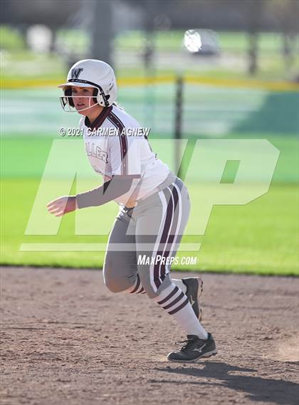 Thumbnail 2 in Cypress Woods vs Waller (NFCA Texas High School Leadoff Classic Tournament) photogallery.