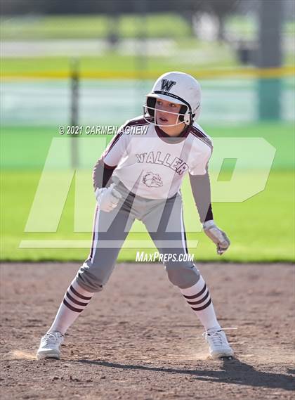 Thumbnail 3 in Cypress Woods vs Waller (NFCA Texas High School Leadoff Classic Tournament) photogallery.