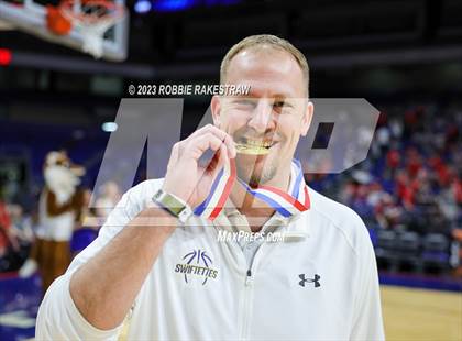 Thumbnail 2 in Huckabay vs. Nazareth (UIL 1A Basketball State Final Medal Ceremony) photogallery.